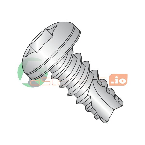Newport Fasteners Thread Cutting Screw, #8 x 1 in, Stainless Steel Pan Head Torx Drive, 2500 PK 257157 - main